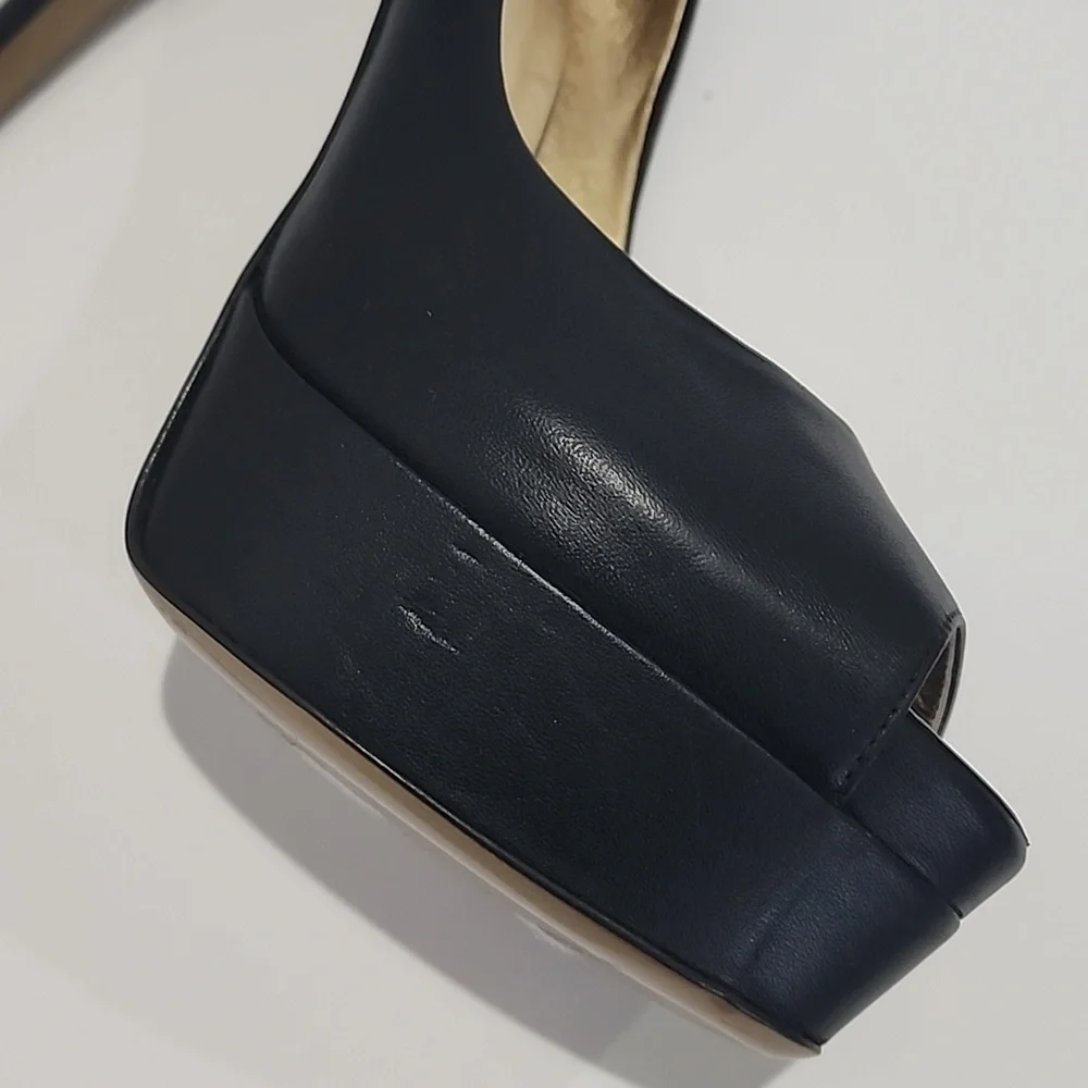 Walter Steiger Curved Peep Toe Heels (SZ 39.5)